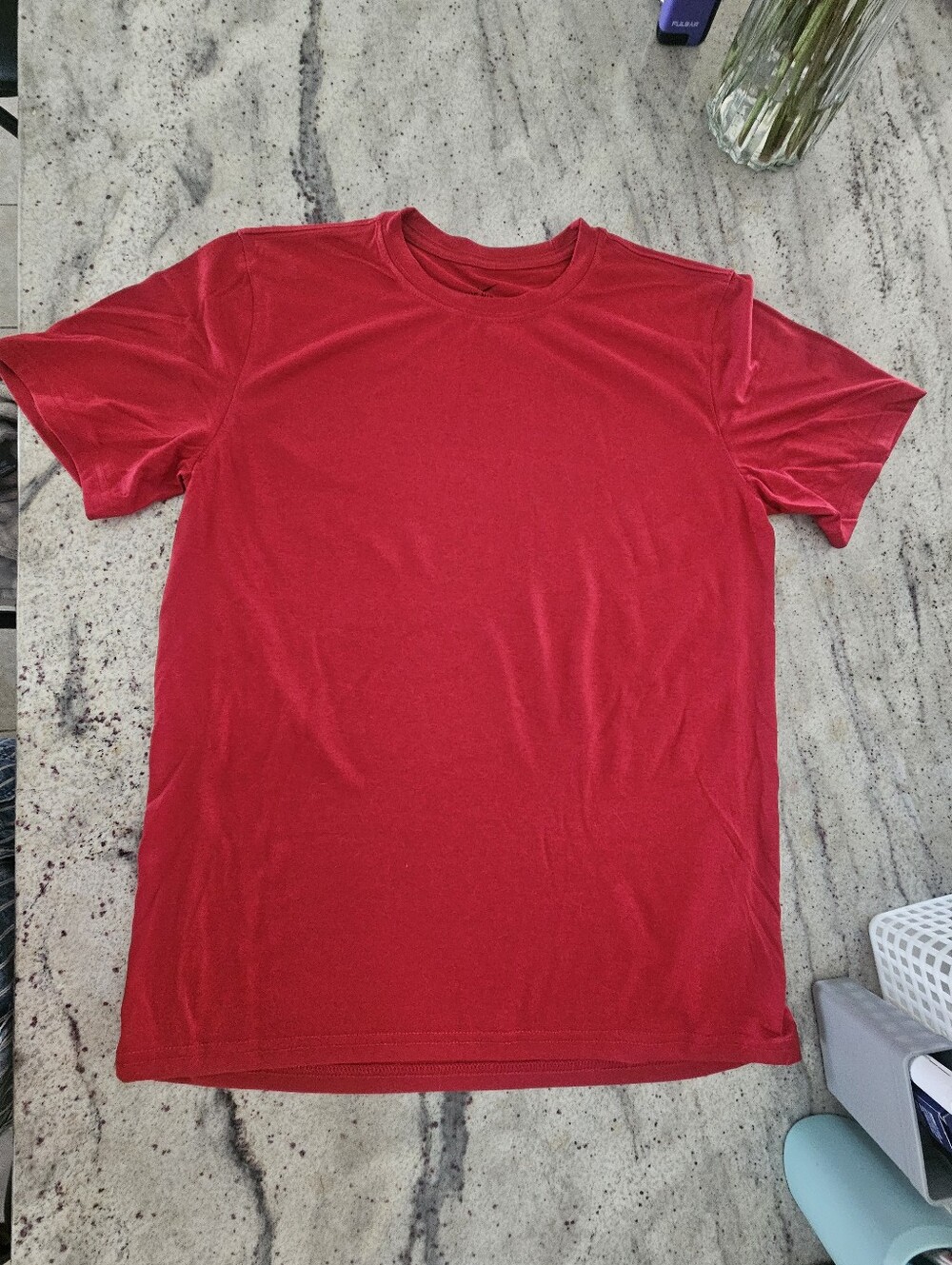 Nike Red Short Sleeve Crew Tee